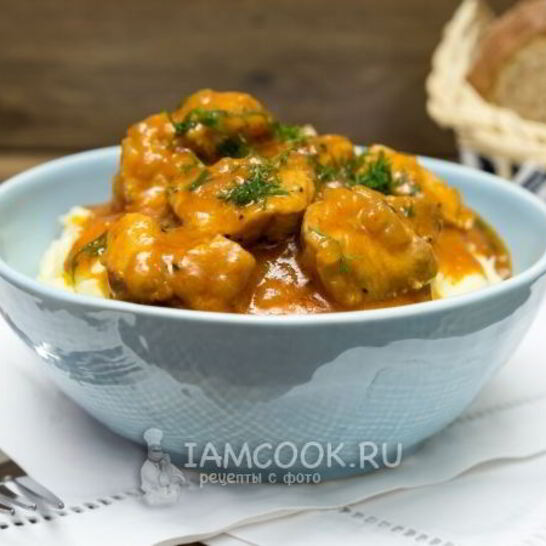 Рецепт классический гуляш из свинины