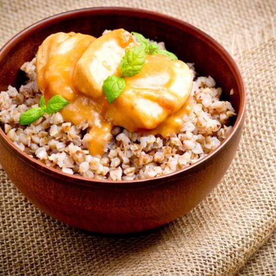 Рецепт куриный гуляш с гречкой