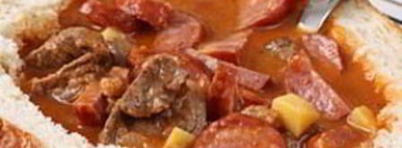 суп-гуляш в хлебе. Шаг 5