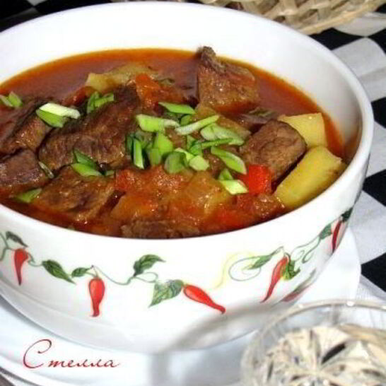 Рецепт венгерский гуляш