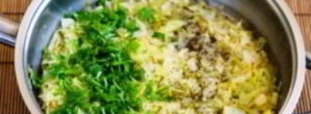 картофельное пюре с капустой. Шаг 4