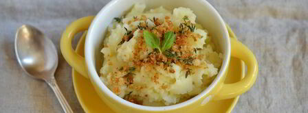 картофельное пюре с хрустящим тимьяном. Шаг 6