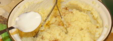 картофельное пюре с пастернаком и сметаной. Шаг 3