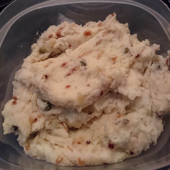 Рецепт картофельное пюре с жареным луком и каперсами