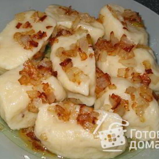 Рецепт картофельные клецки с луком