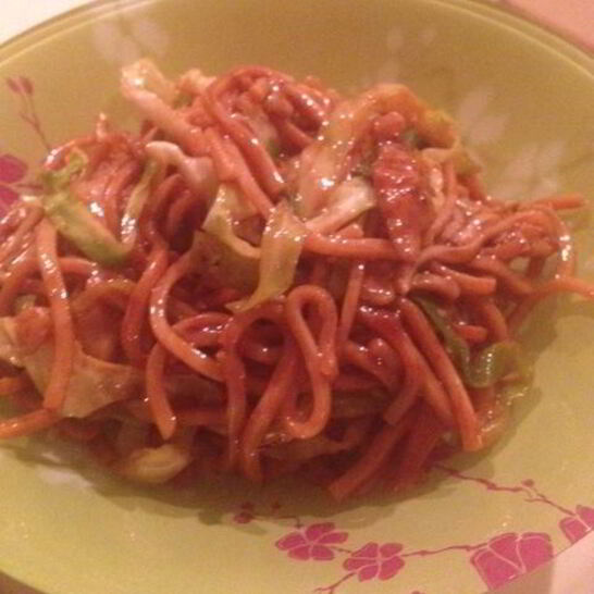 Рецепт китайская лапша с курицей