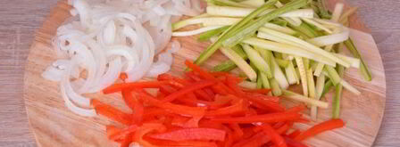 китайская лапша с овощами. Шаг 5