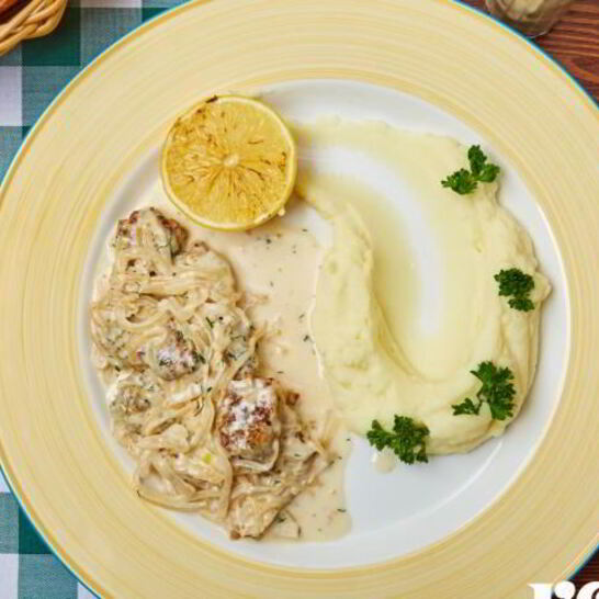 Рецепт клецки из щуки в икорном соусе