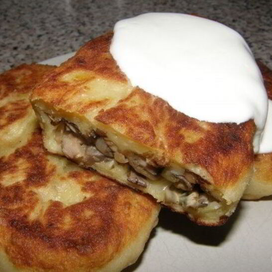 Рецепт картофельные котлеты с грибами