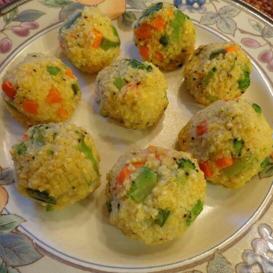 Рецепт котлетки овощные на пару