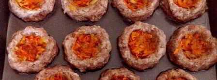 котлеты-гнезда с грибами и сыром. Шаг 7