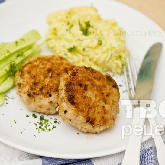 Рецепт котлеты из птицы с белыми грибами и тимьяном