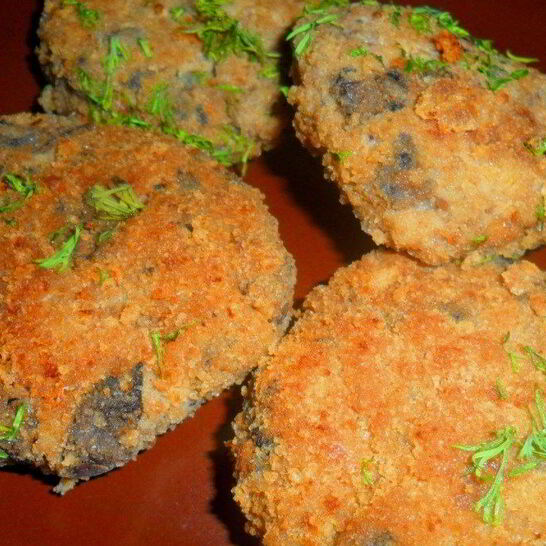 Рецепт котлеты мясные с грибами