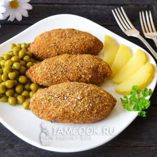 Рецепт котлеты по-киевски в духовке
