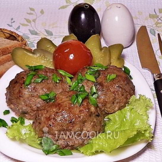 Рецепт котлеты с грибами в духовке