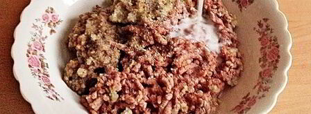 котлеты с грибами в духовке. Шаг 4