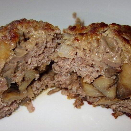 Рецепт котлеты с грибами