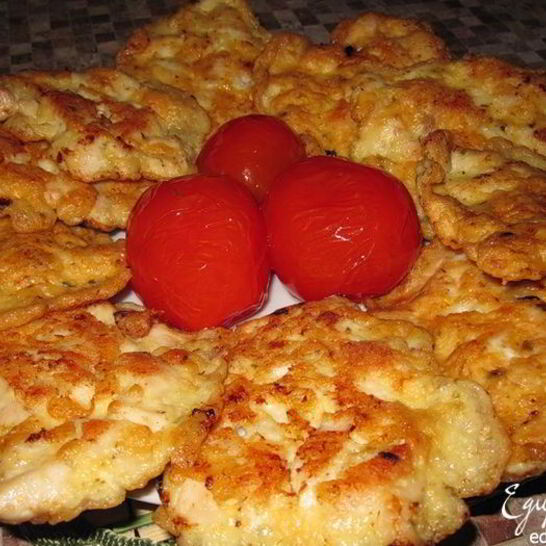 Рецепт куриные котлетки с творогом