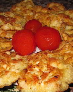Куриные котлетки с творогом