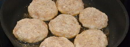 куриные котлеты с гречкой. Шаг 8