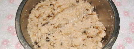 куриные котлеты с грибами и квашеной капустой. Шаг 6