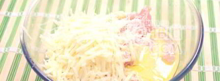 куриные котлеты с сыром и зеленью. Шаг 3