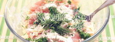 куриные котлеты с сыром и зеленью. Шаг 4