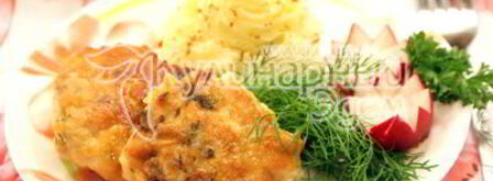 куриные котлеты с сыром и зеленью. Шаг 8