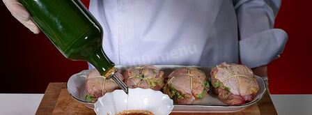 куриные котлеты тапака с зеленью. Шаг 10