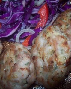 Рубленные котлеты из свинины с майонезом