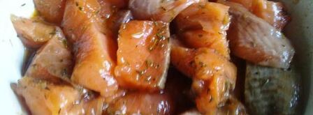 рубленые котлетки из лосося. Шаг 2