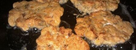 рубленые котлетки из лосося. Шаг 7