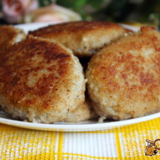 Рецепт рыбные котлеты с картофелем и сливочным маслом