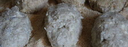 рыбные котлеты с картофелем и сливочным маслом. Шаг 4