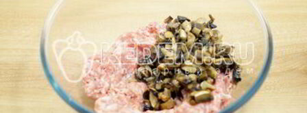 стожки из фарша. Шаг 4