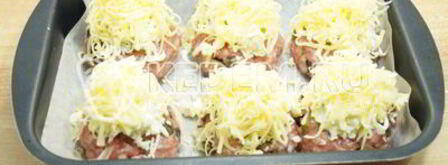 стожки из фарша. Шаг 7