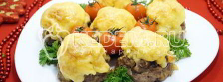 стожки из фарша. Шаг 10