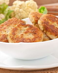 Запеченные котлеты из цветной капусты