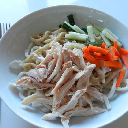 Рецепт кунжутная лапша с курицей по-китайски