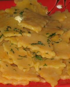 Лапша домашняя морковная