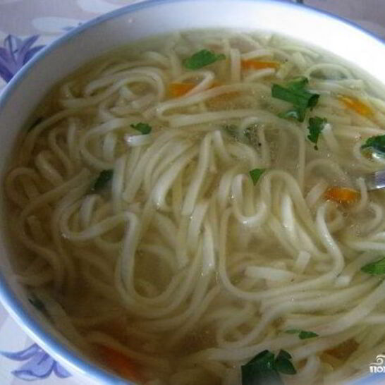 Рецепт лапша с курицей