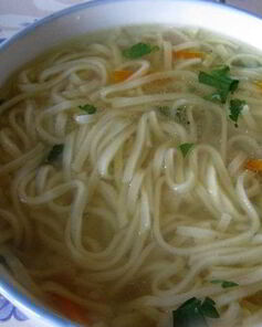 Лапша с курицей