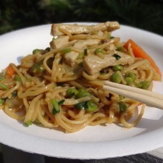 Рецепт лапша с подливой