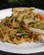 Лапша с подливой