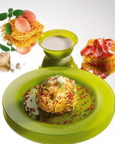 Лапша с соусом Карбонара