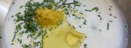 лапша соба с лососем и кресс-салатом. Шаг 4