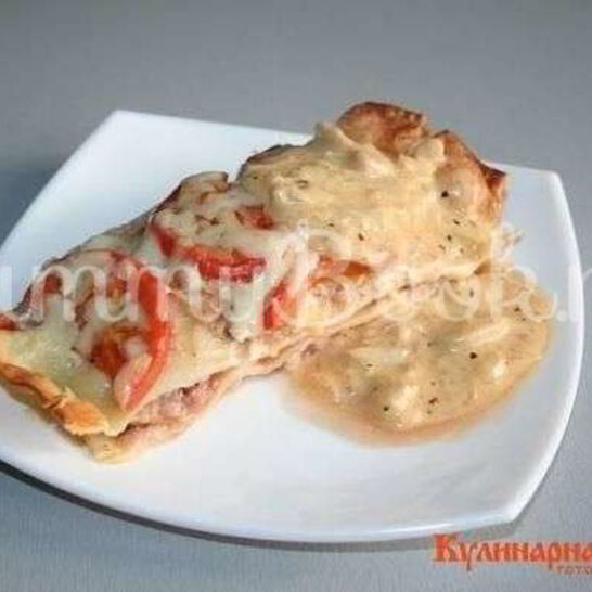 Рецепт домашняя лазанья