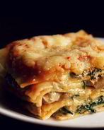 Грибная лазанья