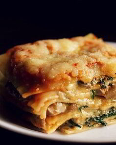 Грибная лазанья