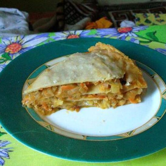 Рецепт капустная лазанья
